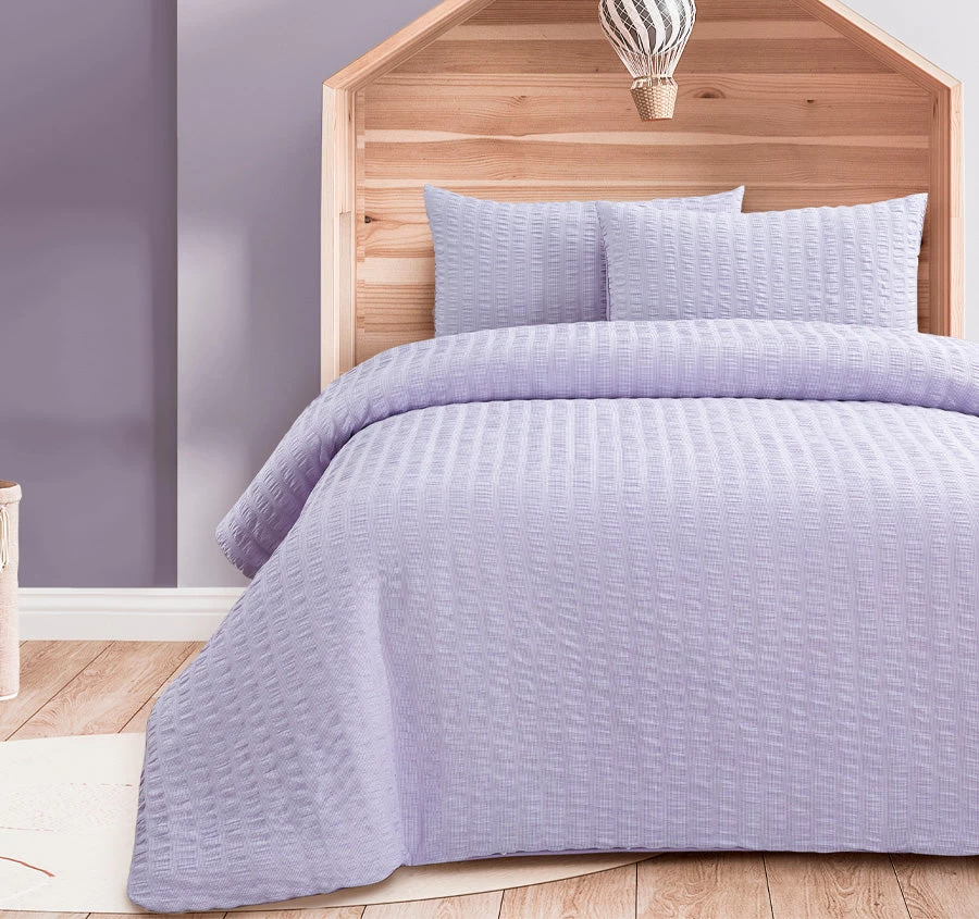 Ainsley Quilt Cover Set Range Lilac