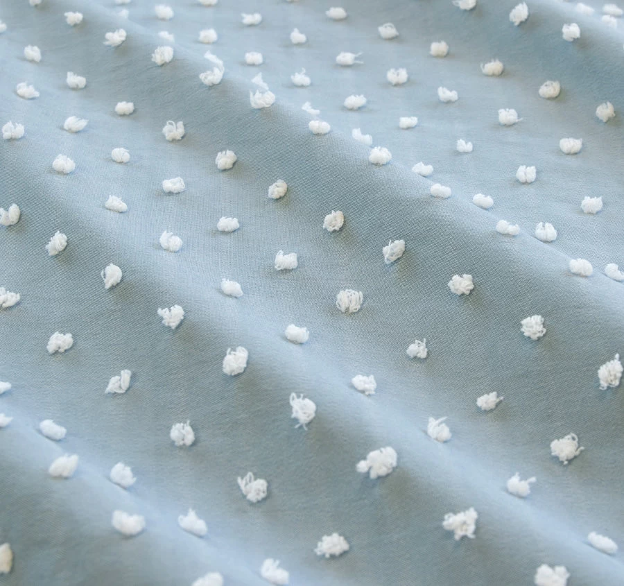 Cloud Puff Quilt Cover Set Range Blue - Image 2