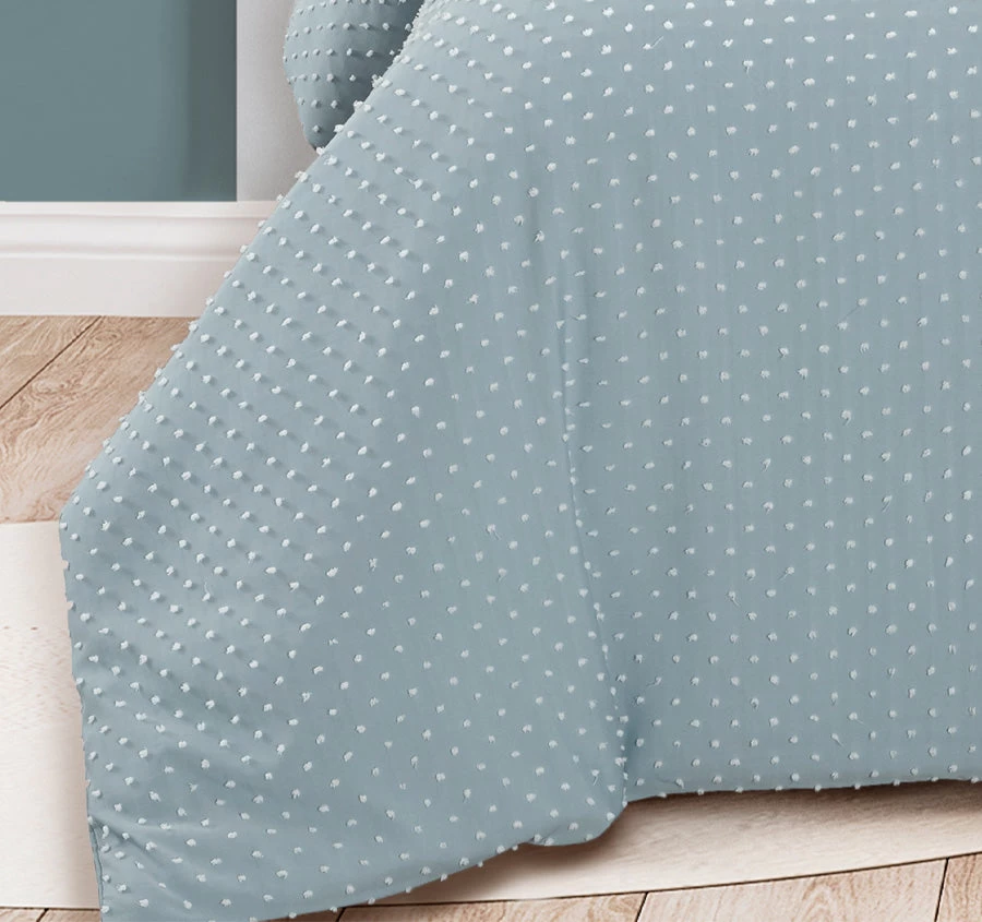 Cloud Puff Quilt Cover Set Range Blue - Image 3