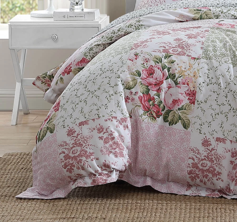 Laura Ashley Ailyn Quilt Cover Set Range Rose - Image 3