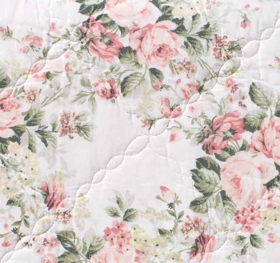 Laura Ashley Joyce Coverlet Set Peach Bellini - Image 2