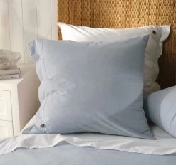 Lexington American Pin Point Oxford European Pillowcase Blue