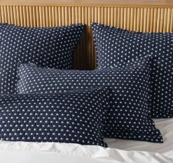 Lexington Authentic Star Standard Pillowsham Navy