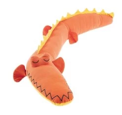 Novelty Filled Cushion Cuddly Croc Apricot