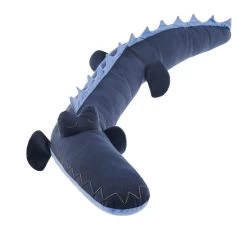 Novelty Filled Cushion Cuddly Croc Navy