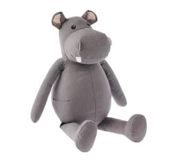 Novelty Filled Cushion Snuggle Buddy Hippo