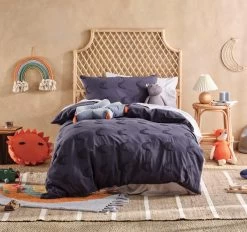 Moon Gaze Quilt Cover Set Range Navy