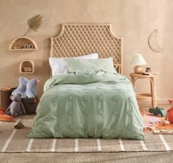 Moon Gaze Quilt Cover Set Range Wasabi