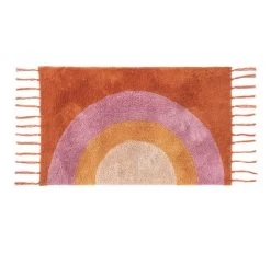 Over The Rainbow 65x100cm Floor Rug Apricot