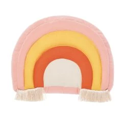 Novelty Filled Cushion Snuggle Buddy Rainbow