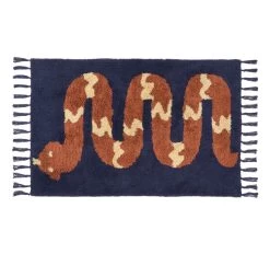 Silly Snake 80x120cm Floor Rug Navy