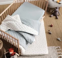 Smiles All Round 2 Piece Cot Fitted Sheets Sugar And Smoke