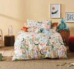 Tales And Scales Quilt Cover Set Range Aqua