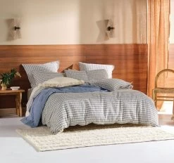 Highland Quilt Cover Set Range Ink