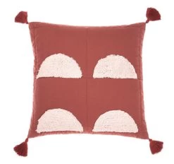 Moonrise 48x48cm Filled Cushion Paprika