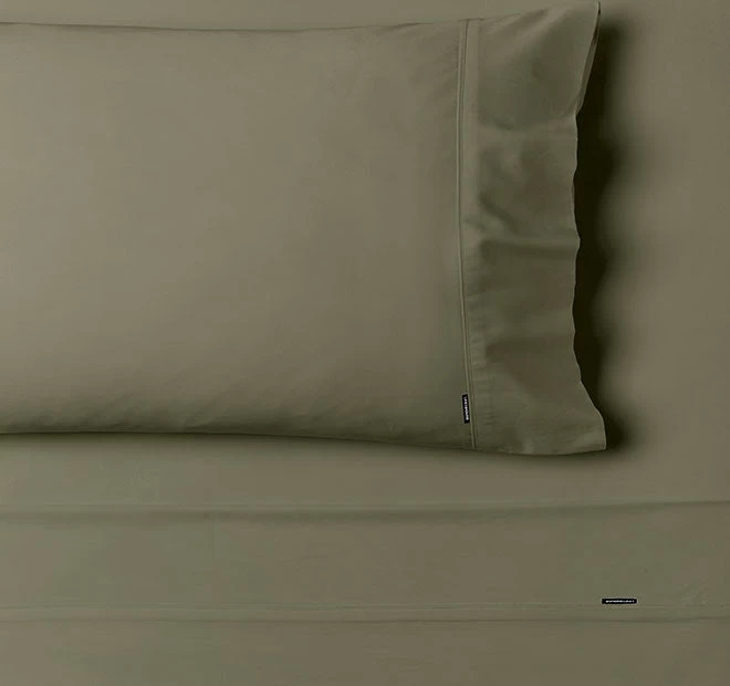 Nara 400THC Bamboo Cotton Mega Sheet Set Range Moss - Image 2
