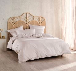 Nara 400THC Bamboo Cotton Quilt Cover Set Range Wisteria