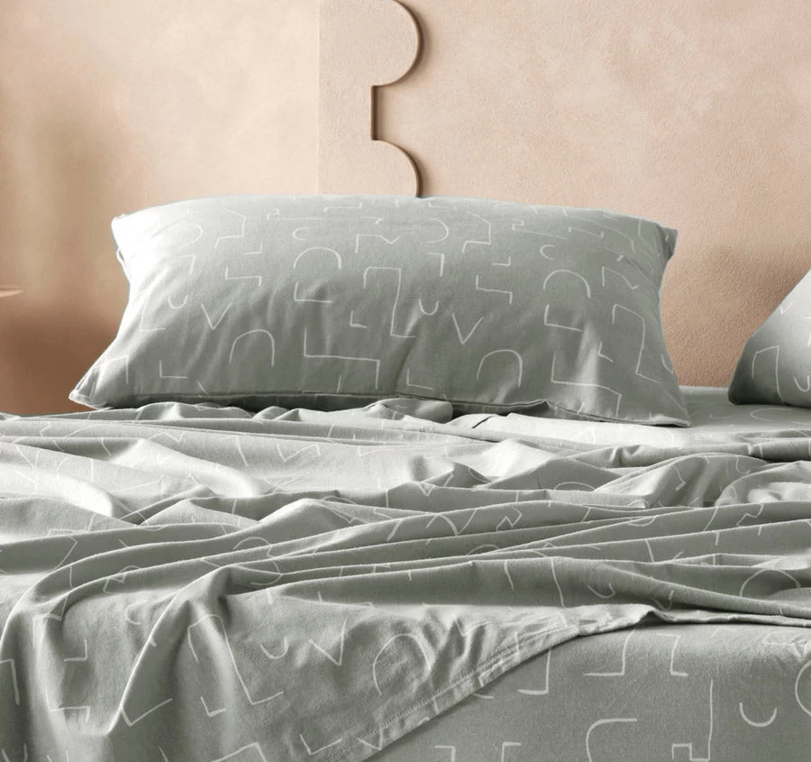 Nica Printed Flannelette Cotton Mega Sheet Set Range - Image 3