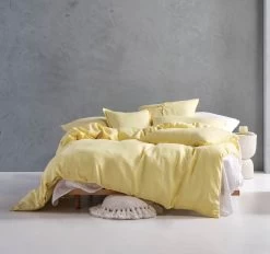 Nimes Linen Quilt Cover Set Range Meadow