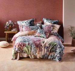 Polly Quilt Cover Set Range Rose