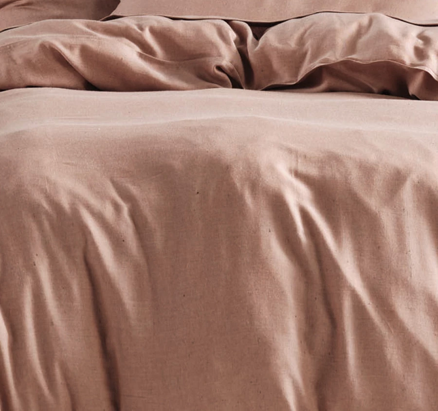 ReJeaneration Rialta Quilt Cover Set Range Rust - Image 2