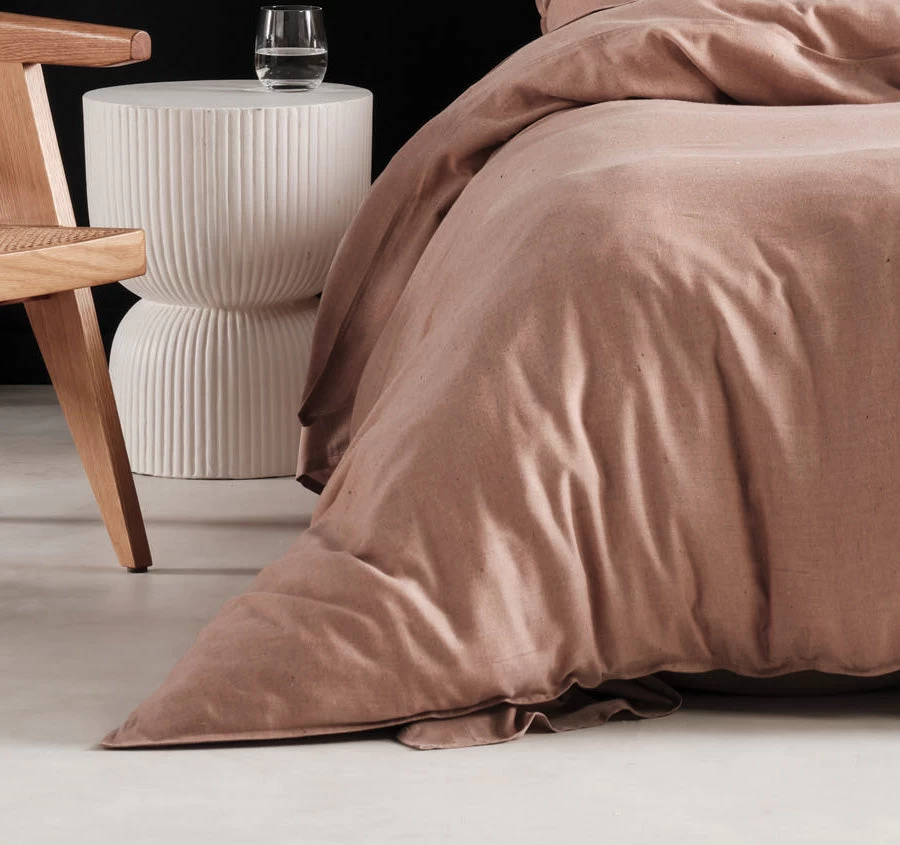 ReJeaneration Rialta Quilt Cover Set Range Rust - Image 3