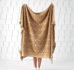 Somers 150x200cm Throw Rug Biscotti