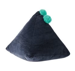 Novelty Filled Cushion Trixie Triangle Navy