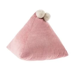 Novelty Filled Cushion Trixie Triangle Pink