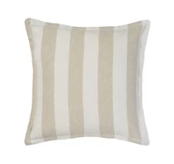 Vintage Stripe 48x48cm Filled Cushion Natural