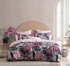 Hummingbird Quilt Cover Set Range Blush