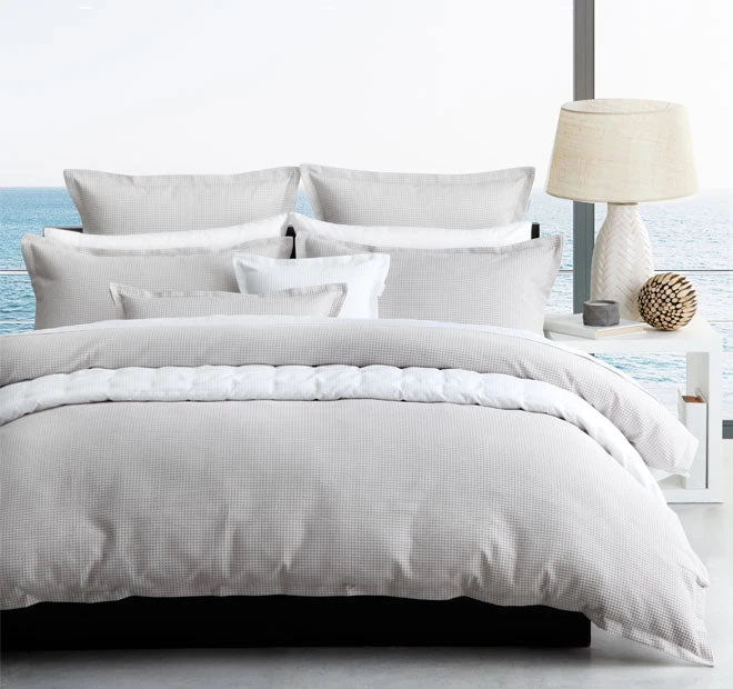 Ascot Quilt Cover Set Range Pewter - Image 7