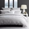 Ascot Quilt Cover Set Range Pewter