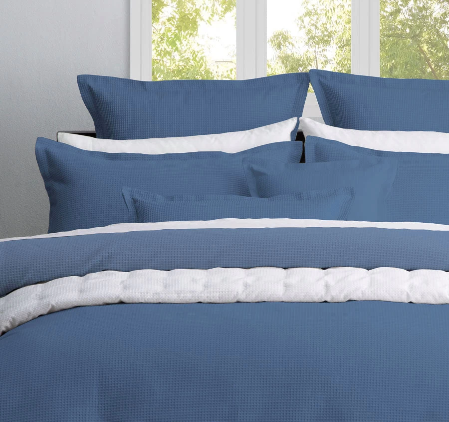 Ascot Quilt Cover Set Range Steel - Image 4