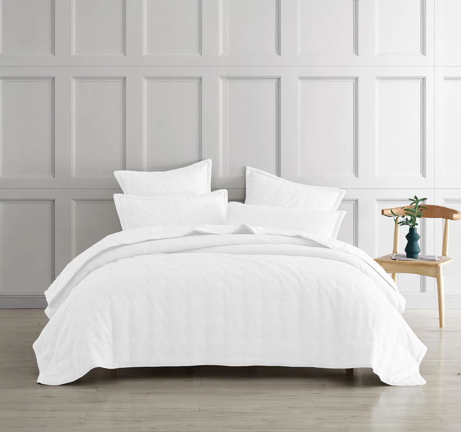 Ascot Coverlet Range White