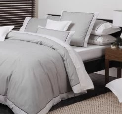 Essex Quilt Cover Set Range Pewter