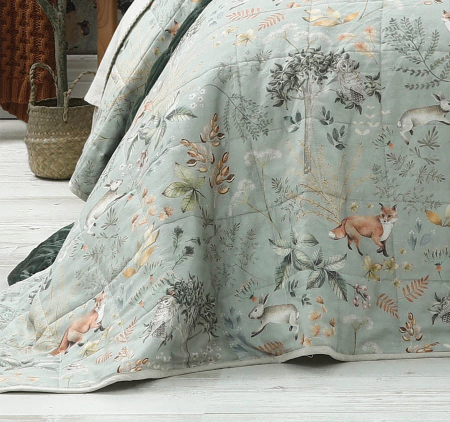 Briar Bedspread Set Range Sage - Image 3