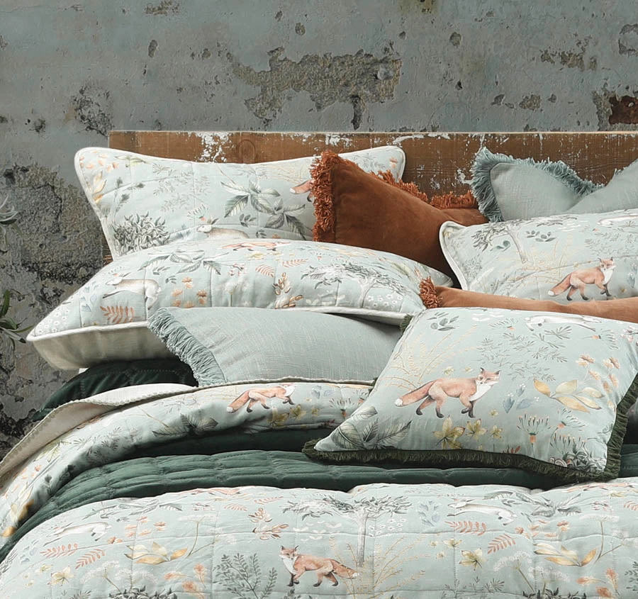 Briar Bedspread Set Range Sage - Image 4