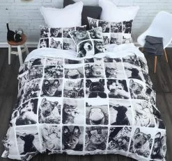 Selfies Quilt Cover Set Range Multi