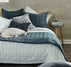 Meeka Coverlet Set Range Indigo