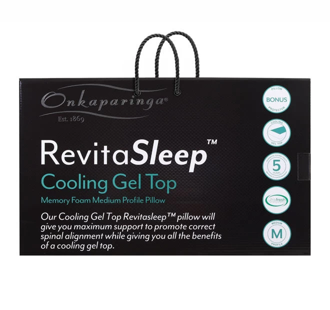 Revita Sleep Cooling Gel Memory Foam Medium Pillow