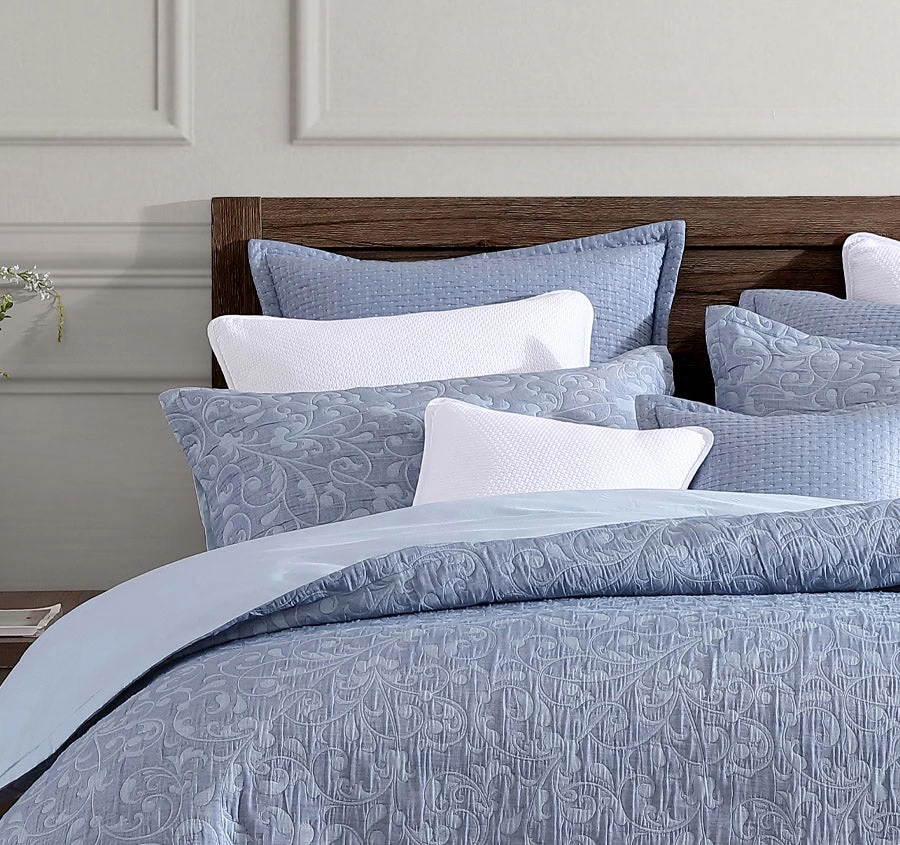 Leoni Quilt Cover Set Range Blue - Image 4