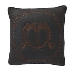 Cheval Noir 50x50cm Filled Cushion Black