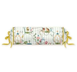 Pip Studio Singerie 22x70cm Filled Roll Cushion White