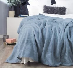 Heavy Weight Acrylic Mink Blanket Sky