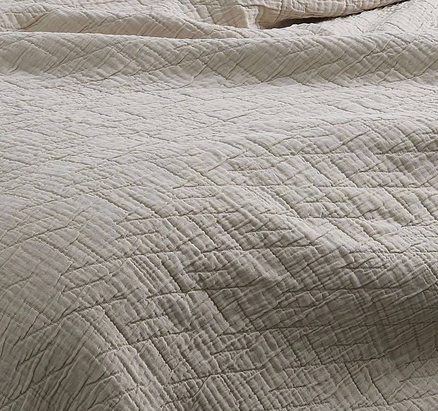 Roma Bedspread Set Range Natural - Image 2