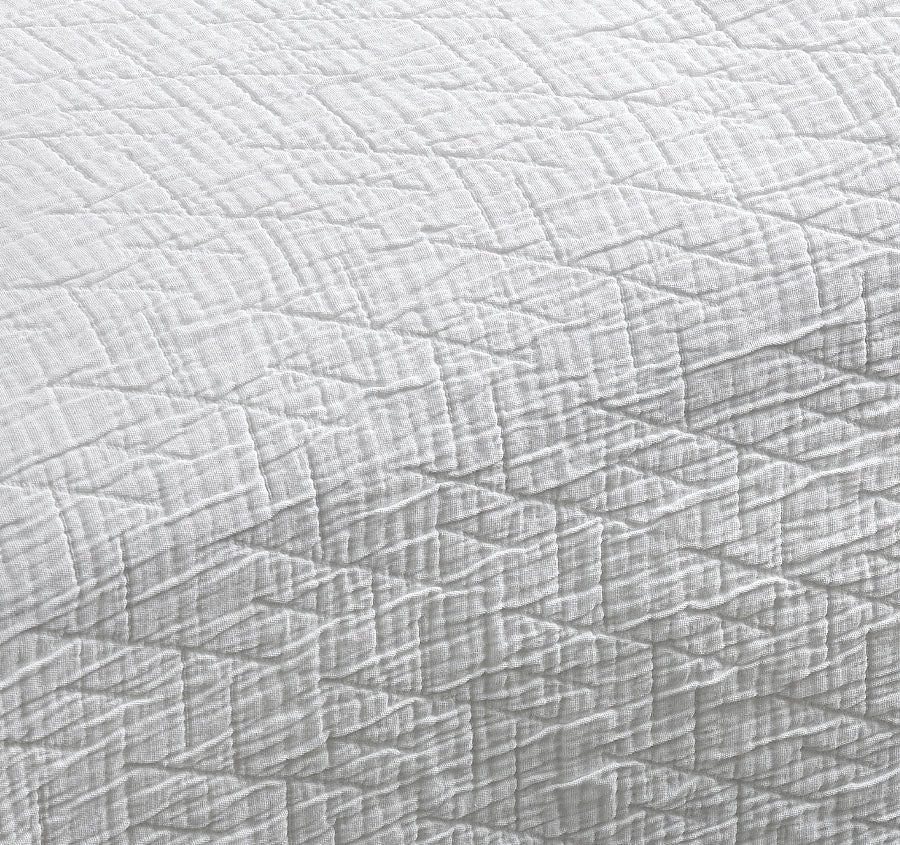Roma Bedspread Set Range White - Image 2