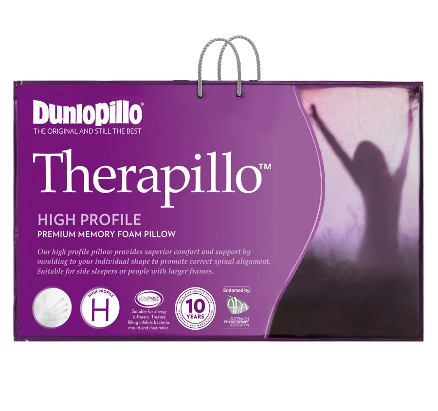 Therapillo Premium Memory Foam High Profile Standard Pillow