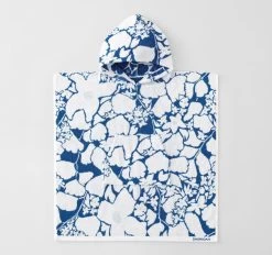 Nixie 65x65cm Kids Poncho Salte Blue