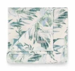 Tommy Bahama Wallpaper Leaves Blanket Range Castaway Green